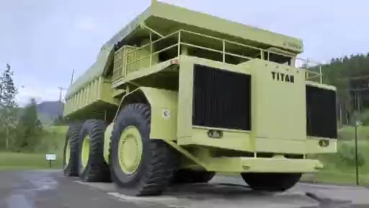 Le Terex Titan est incontestablement un poids lourd de taille