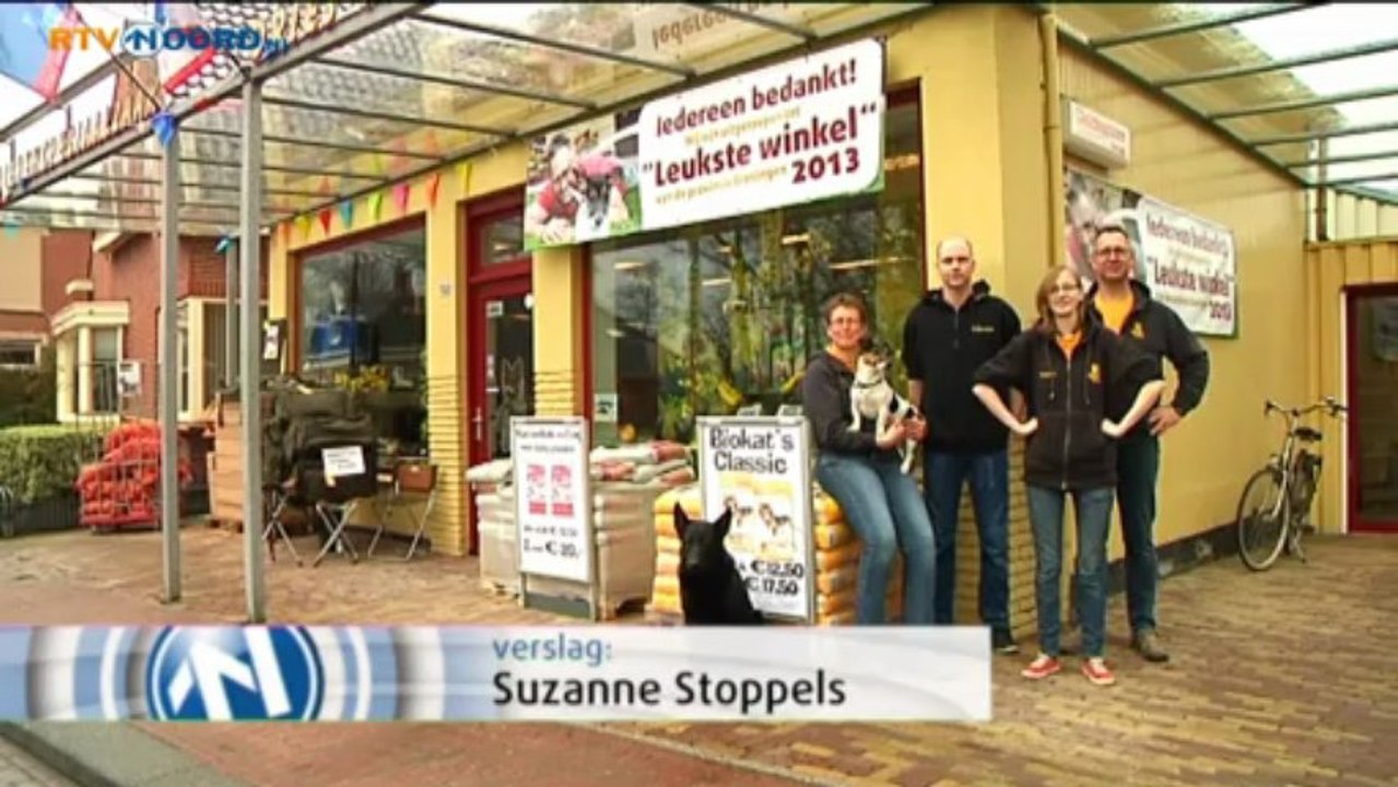 Dierenspeciaalzaak verkozen tot leukste winkel van Groningen - RTV Noord