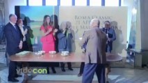 Attori e sportivi sul green del Marco Simoni Golf Club per festeggiare il Natale di Roma