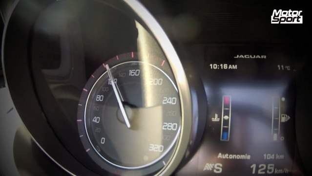 Accélération à bord de la Jaguar F-Type V8 S