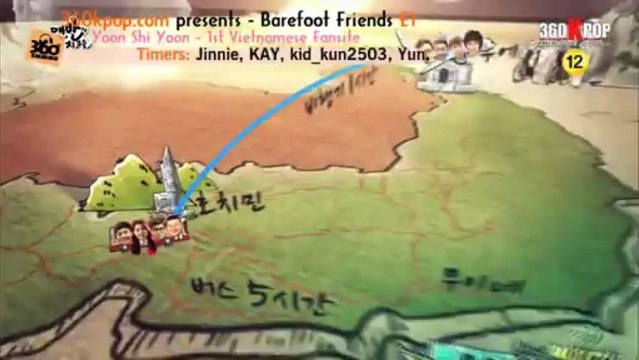 [Vietsub] [Show] Barefoot Friends Ep1 {360kpop.com} 1/2