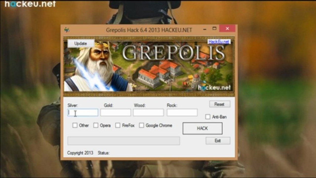 Grepolis Hack 6.4 Silver, Gold, Wood, Rock