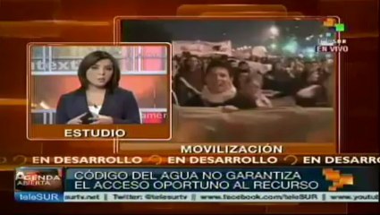 Chilenos marcharán en defensa del agua