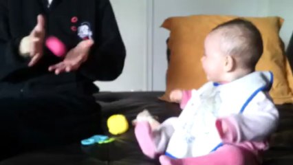 Sara toujours de bonne humeur...