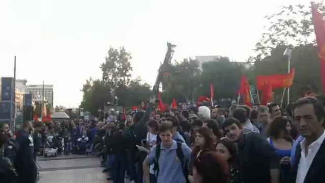 Συγκέντρωση ΚΚΕ στο πάρκο Ελευθερίας