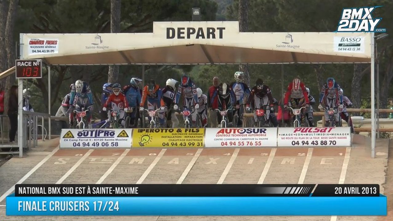 Finale Cruisers 17-24 National BMX Sud Est Ste-Maxime 2013
