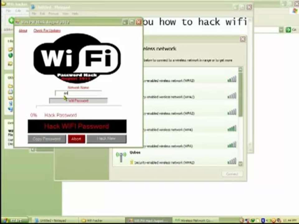 How to hack wifi network [no survey - mediafire] [April 2013]