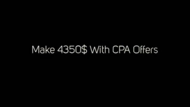 Make 4350$ With CPA Offers