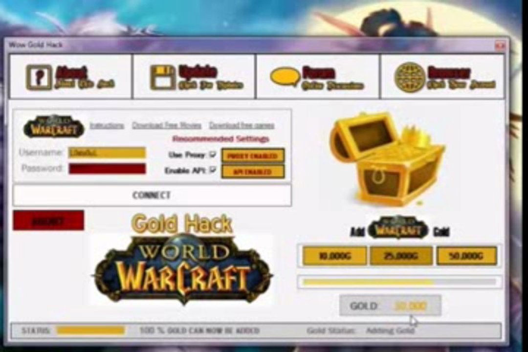 WOW Gold Hack MISTS OF PANDARIA [NO SURVEYS] [WORKING]