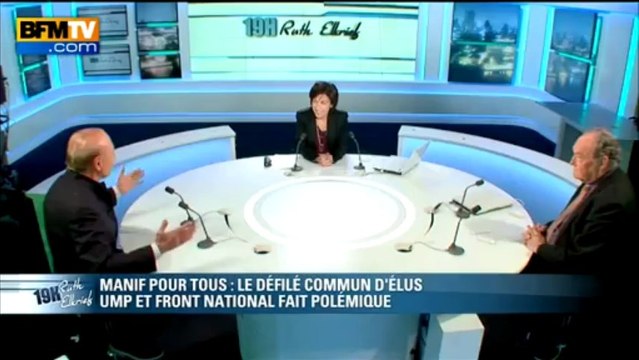 Roland Cayrol et Jacques Séguéla: le Face à face Ruth Elkrief - 22/04/13