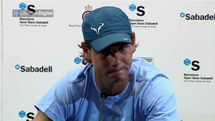 Rafa Nadal: "El simple hecho de competir es una buena noticia"