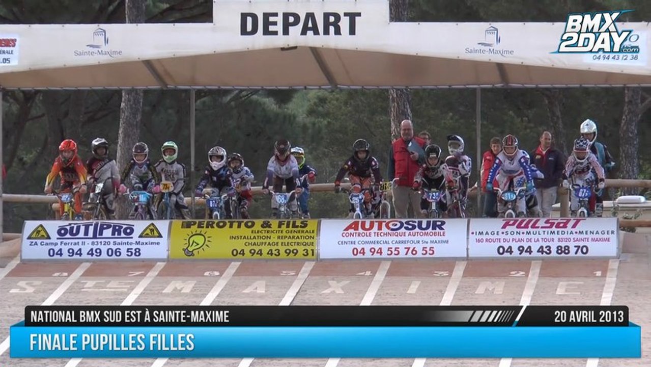 Finale Pupilles Filles National BMX Sud Est Ste-Maxime 2013