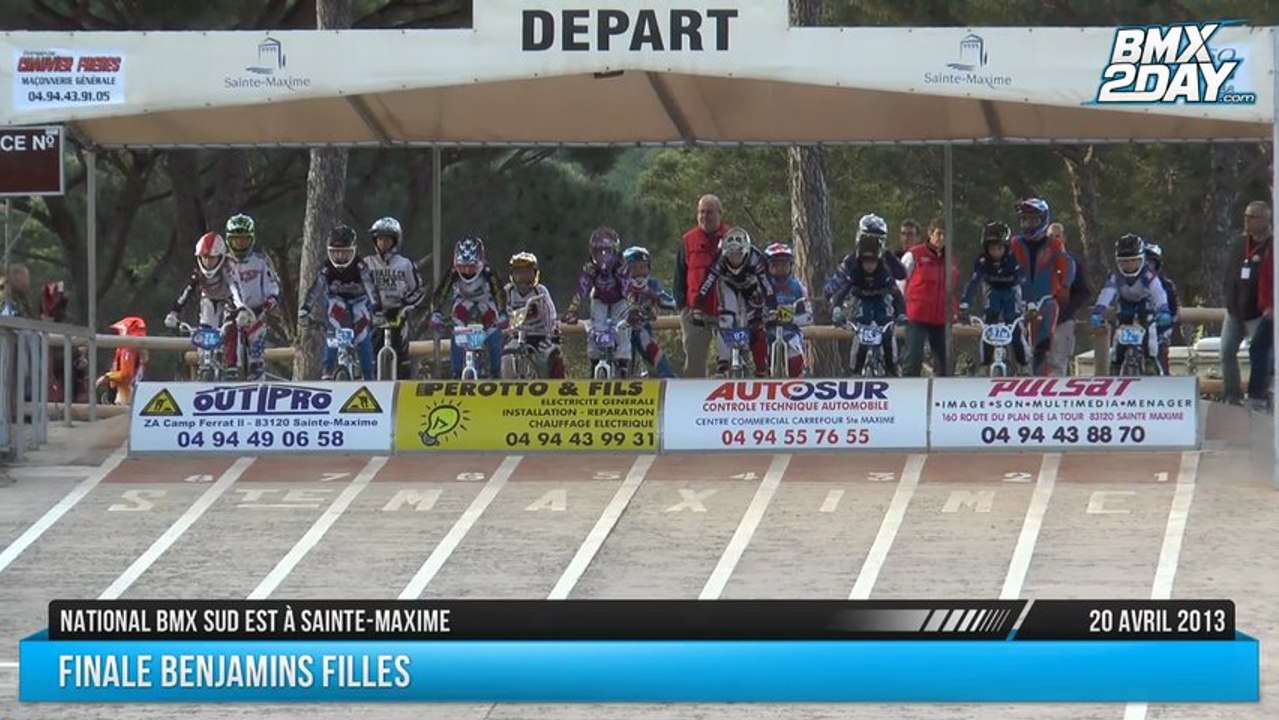 Finale Benjamins Filles National BMX Sud Est Ste-Maxime 2013