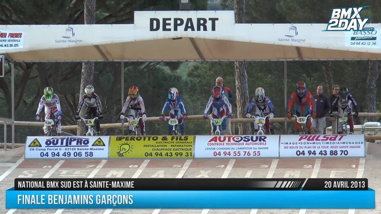 Finale Benjamins Garçons National BMX Sud Est Ste-Maxime 2013