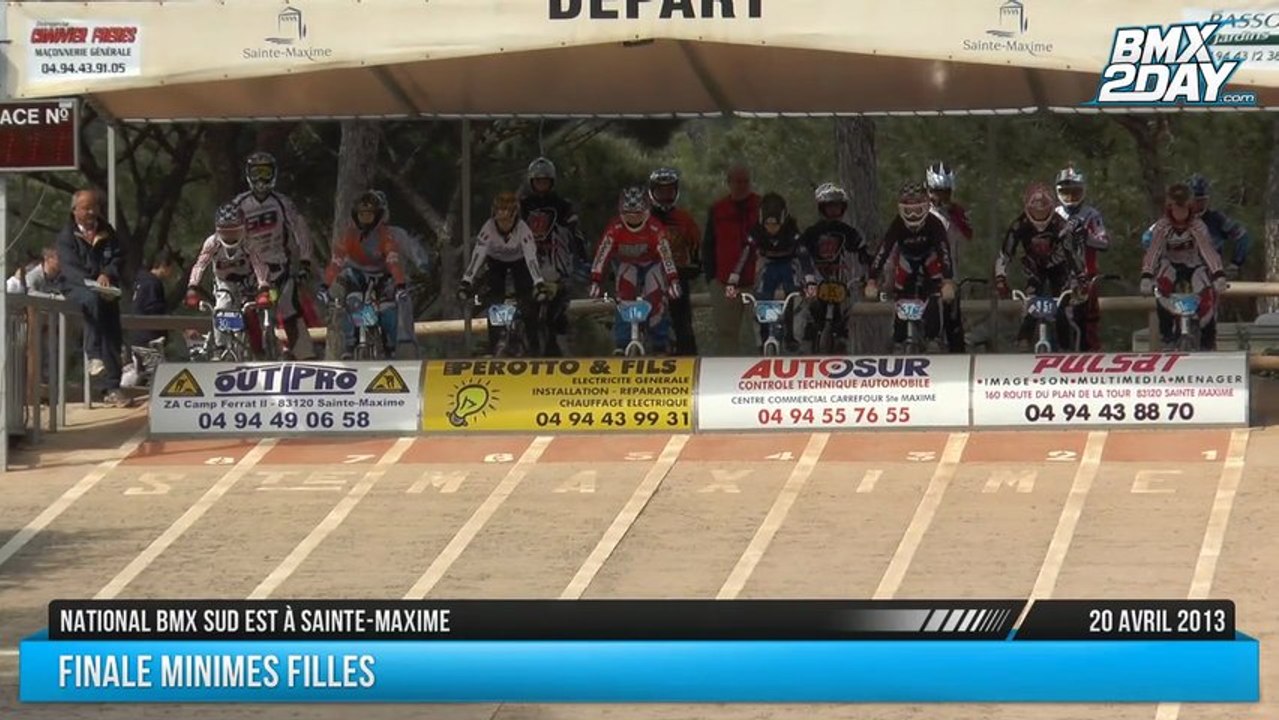 Finale Minimes Filles National BMX Sud Est Ste-Maxime 2013