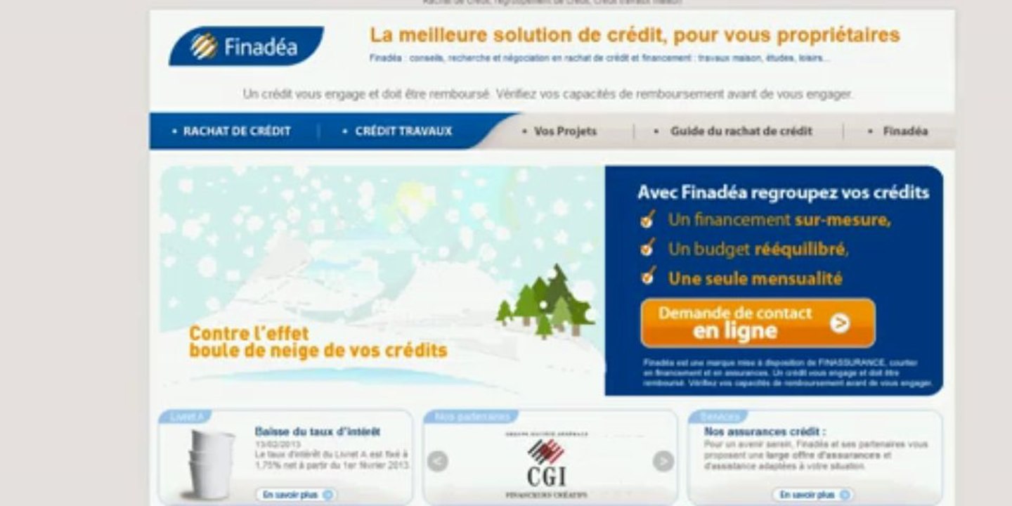 Finadéa Courtage en rachat de crédit