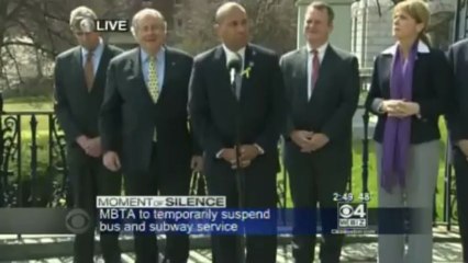 Boston faz um minuto de silêncio pelas vítimas