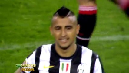 Arturo Vidal Vs AC Milan [21-04-2013]