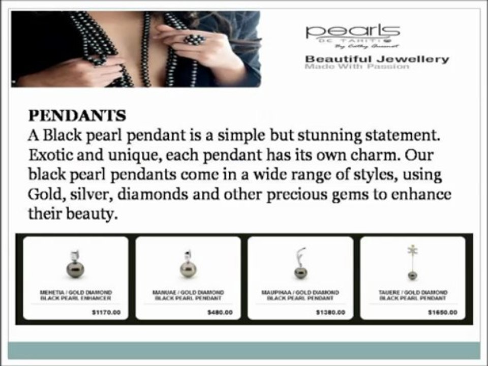 Black Pearls - Tahitian Black Pearls