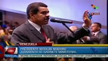 Nicolás Maduro juramenta a sus ministros