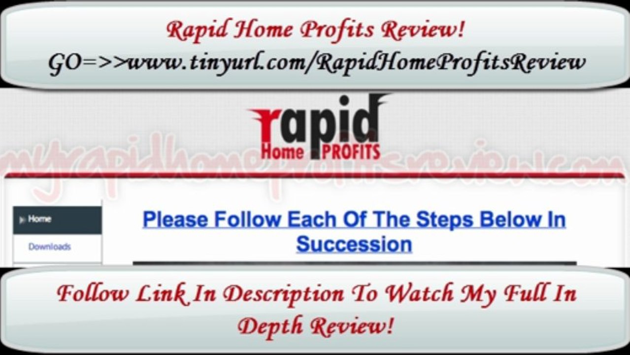 Rapid Home Profits Review Real Rapid Home Profits Review