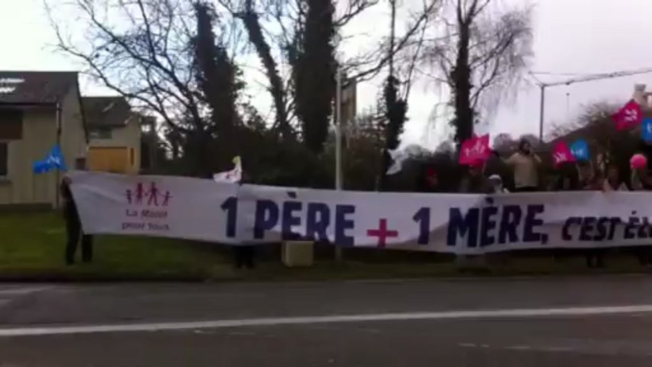 Benoit Hamon et la manif pour tous Finistère 2