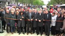 Inauguration pluvieuse des allées Jean-Jaurès à Nîmes