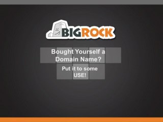 Bought Yourself a Domain Name? Put it to some USE!