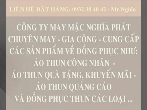 ÁO THUN QUẢNG CÁO, ĐỒNG PHỤC VĂN PHÒNG CÁC LOẠI