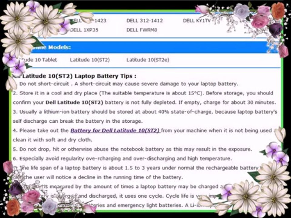 Battery for Dell Alienware M11x