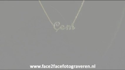 Gouden naam ketting (Cem)