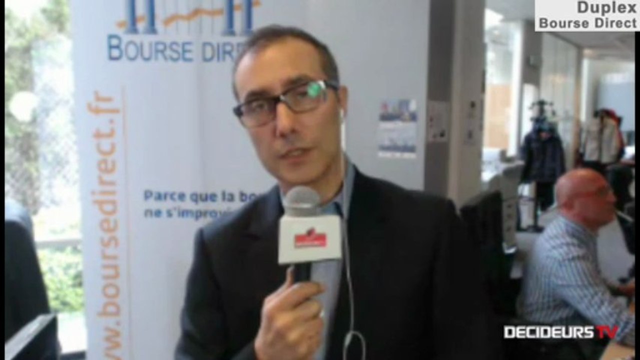 23/04/13 : Les Experts de Bourse Direct dans l'émission "Duplex Bourse" sur Décideurs TV