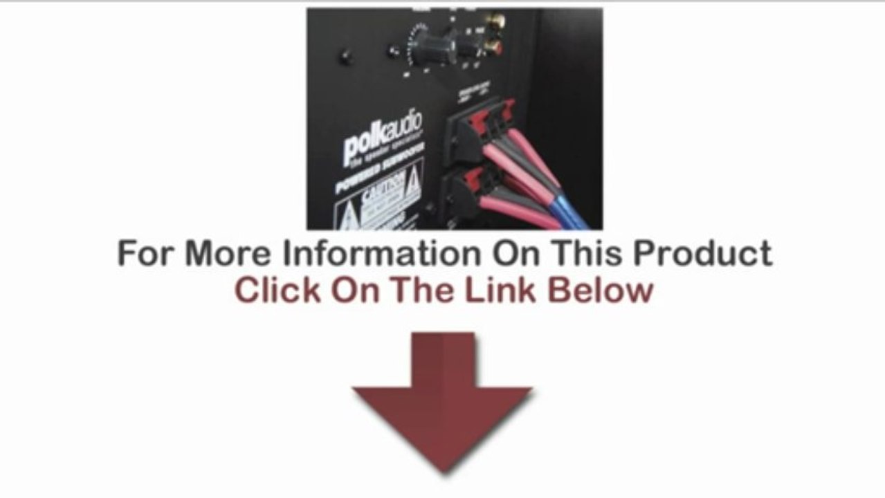 Polk Audio PSW505 12-Inch Single Powered Subwoofer Overview