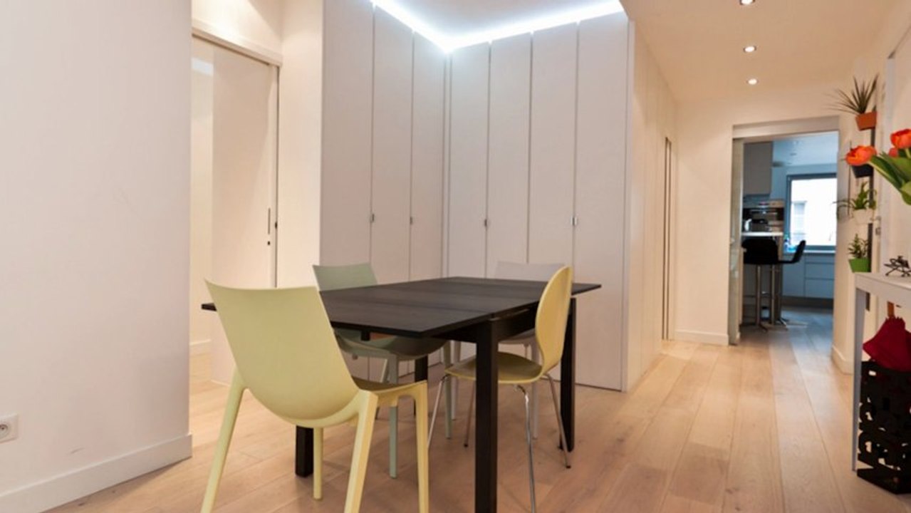 Trasformation d'un appartement ultra design par architecte interieur et l'agence La Maison Des Travaux Boulogne