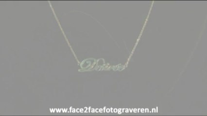 Gouden naam ketting (Desire)