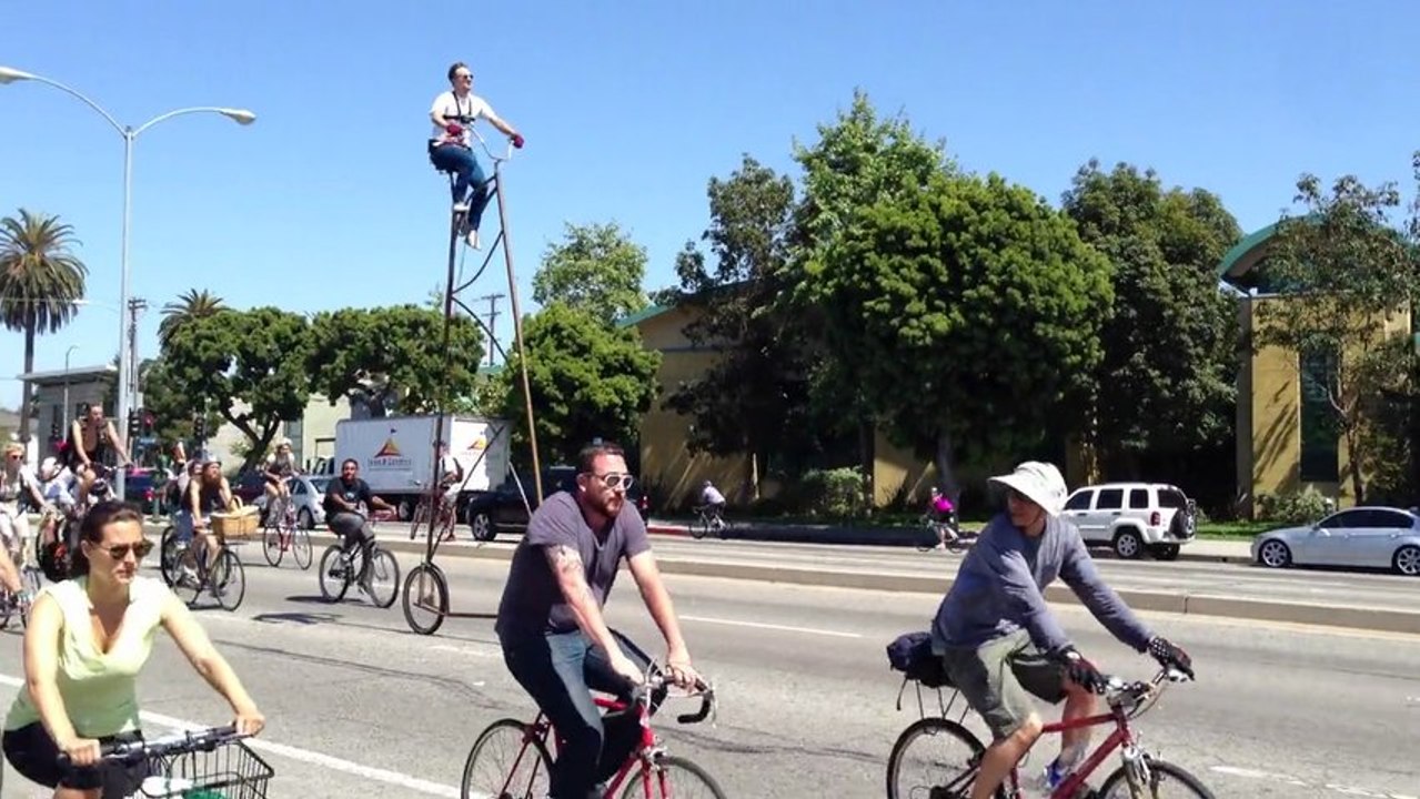 Vélo géant de Ciclavia  2013 : le Stoopidtall