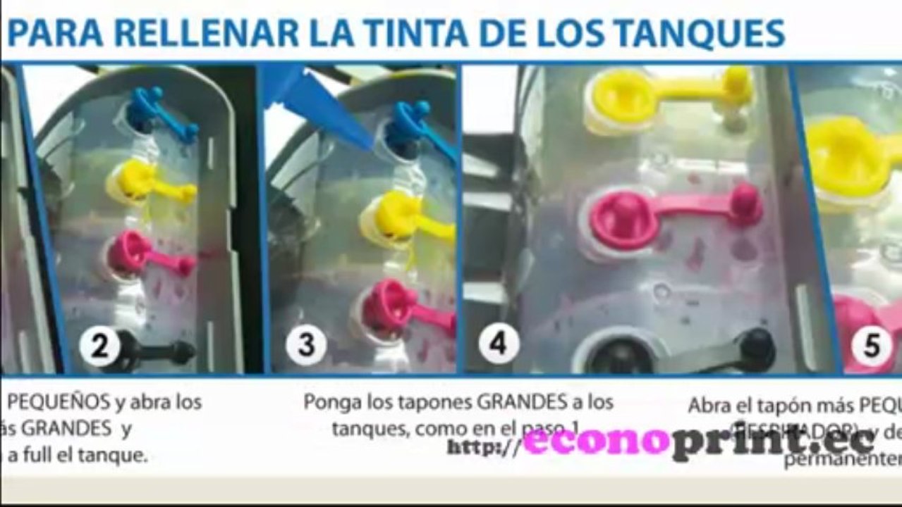 Manual Como Instalar y Usar Las impresoras Canon con Sistemas Continuos Econoprint