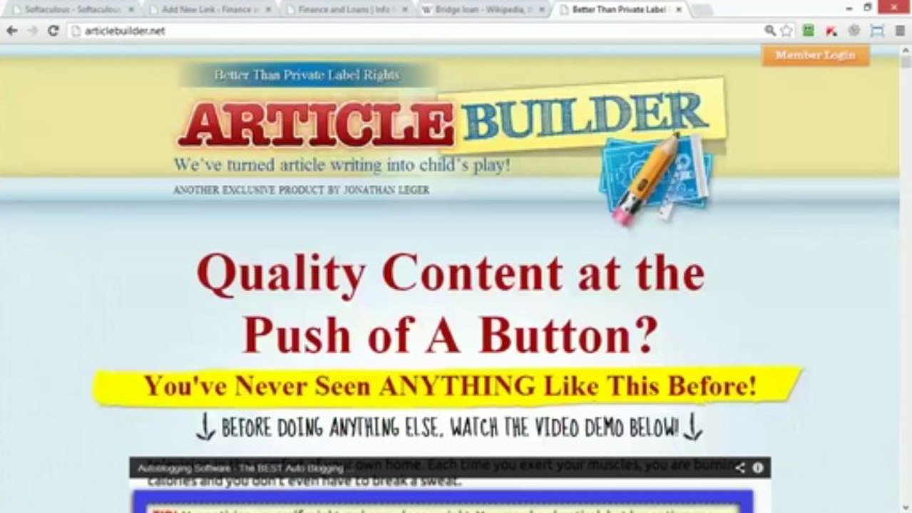 Article Builder $100 Discount + How to make an empire of niche sites with Article Builder