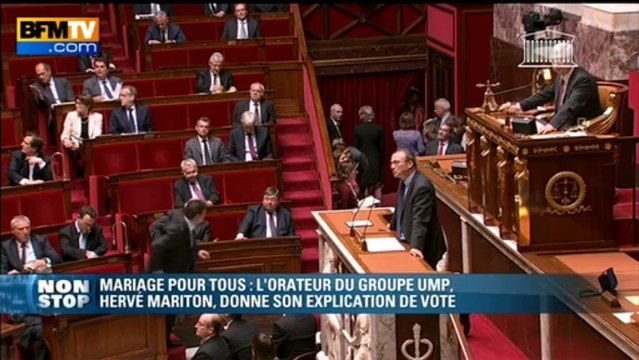 Mariage homo: Vous ajoutez de la crise à la crise , dit Mariton (UMP)