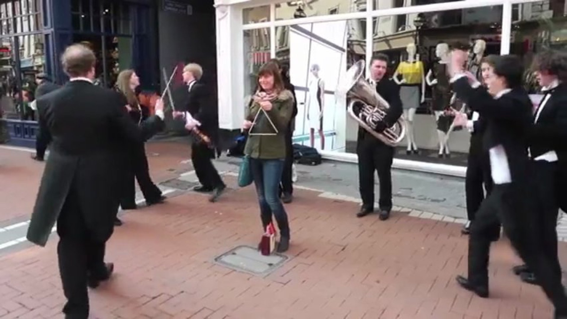 ⁣Orchestra Hidden Camera Prank