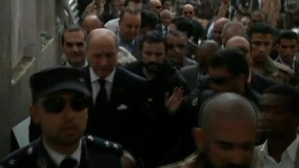 French foreign minister arrives in Libya after bombing