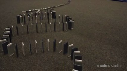 Domino avec 10000 iPhones 5