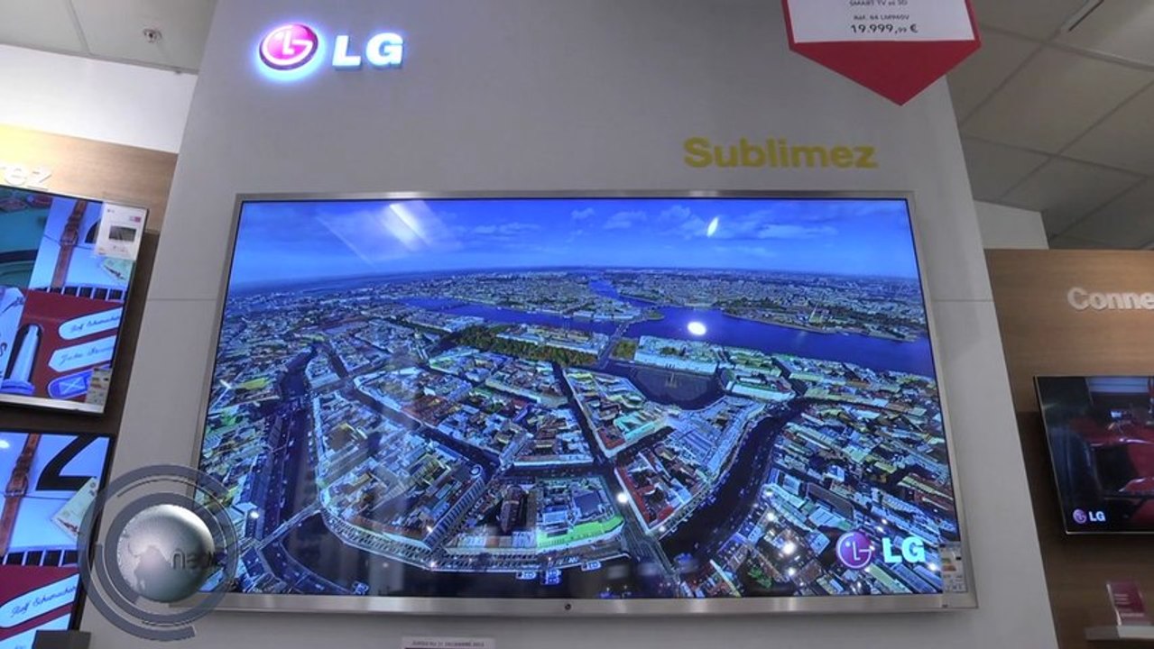 LG expose l'expérience Ultra Haute Définition au BHV Rivoli