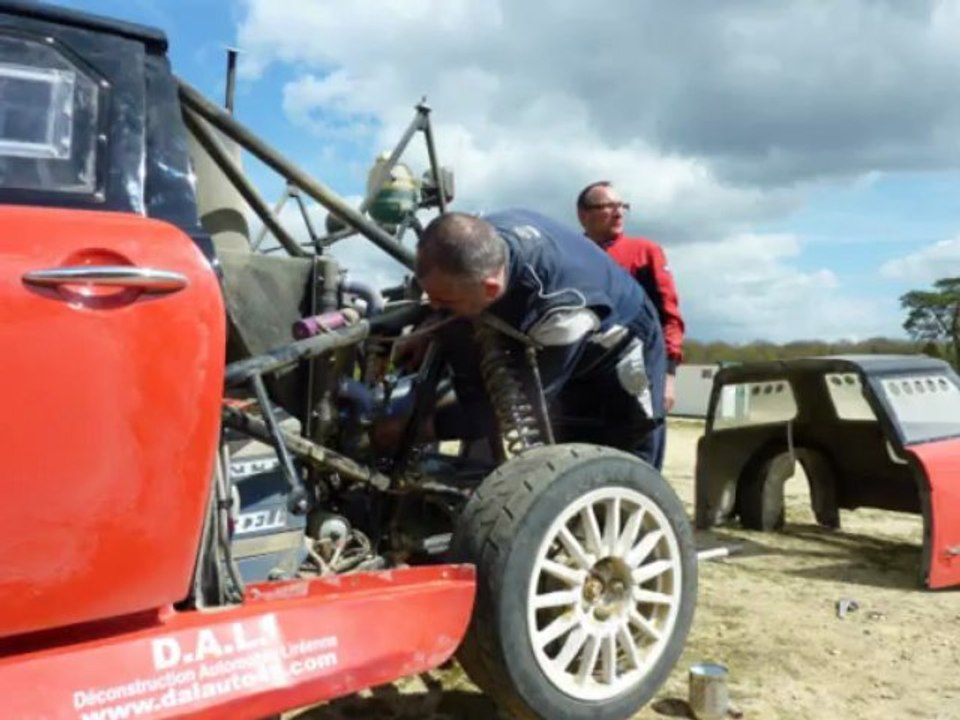 Florent BEDUNEAU - Rallycross essais Mini Mayenne - 22 avril 2013