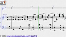 Max Bruch's Concerto in G minor Op. 26 sheet music for violin and piano - Video Score