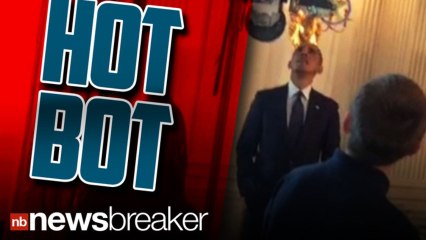 President Obama Checks Out Robotic Wonder "Vator"