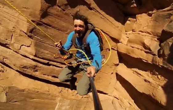 Worlds Most Insane Rope Swing Ever - Canyon Cliff Jump - 2013