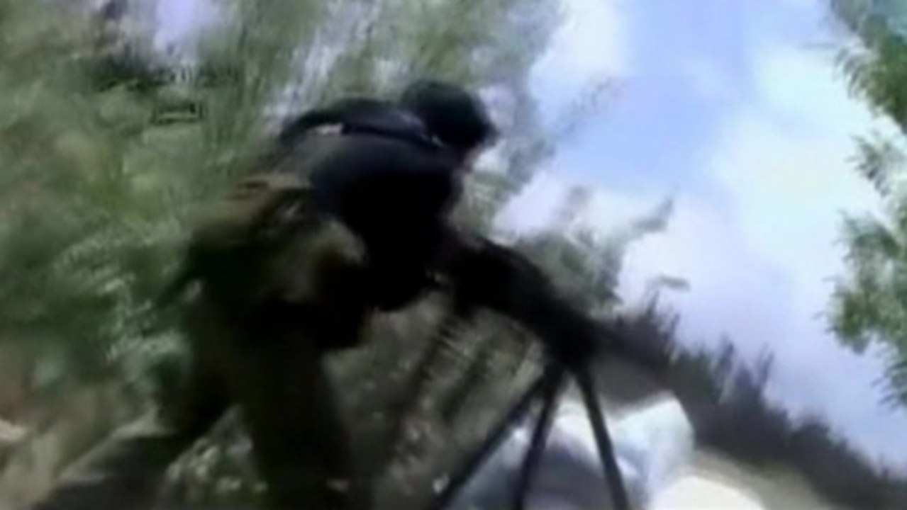 Rebels on the frontline in Syria