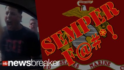 CAUGHT ON TAPE: Marine Blows Up in Road Rage Rant