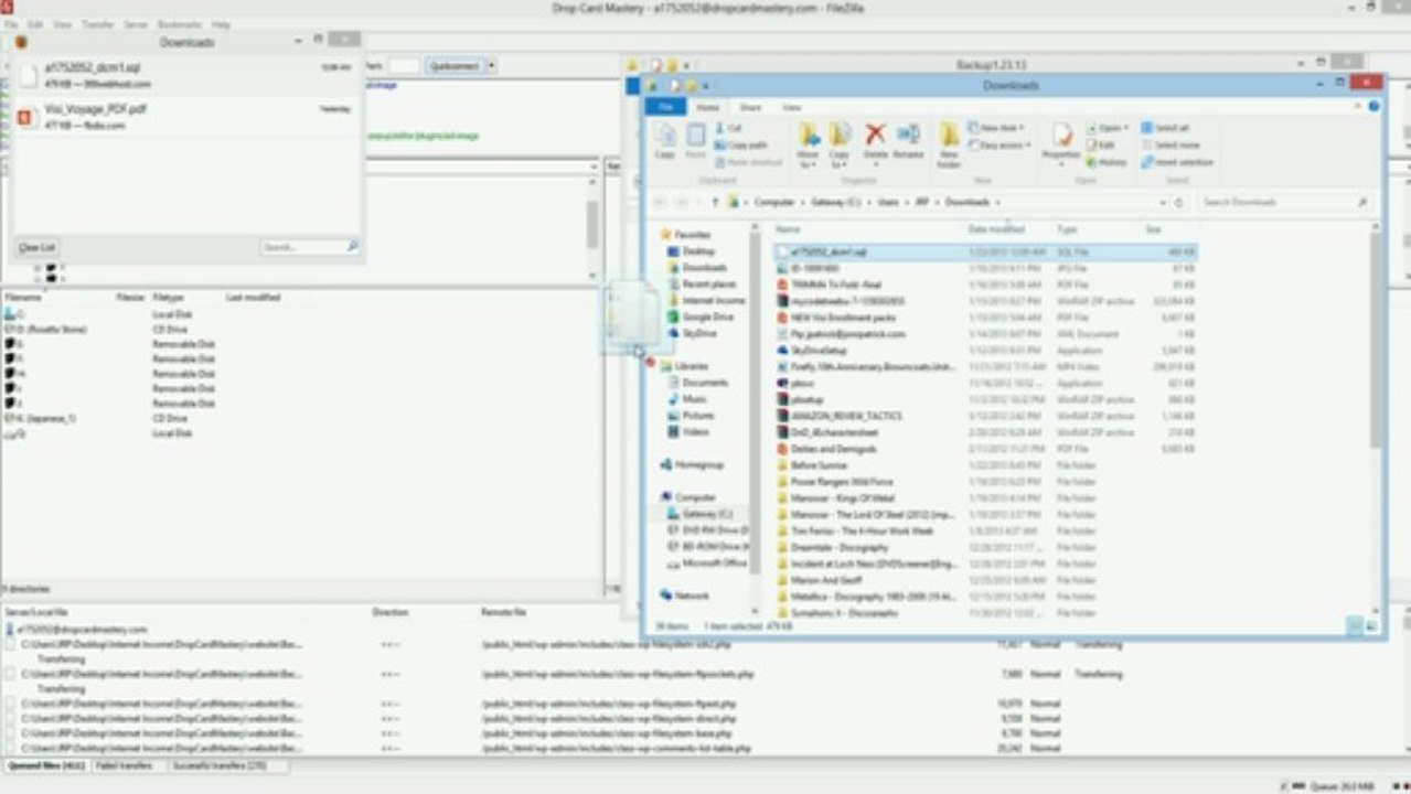Backup a Wordpress Blog in 2 easy steps!